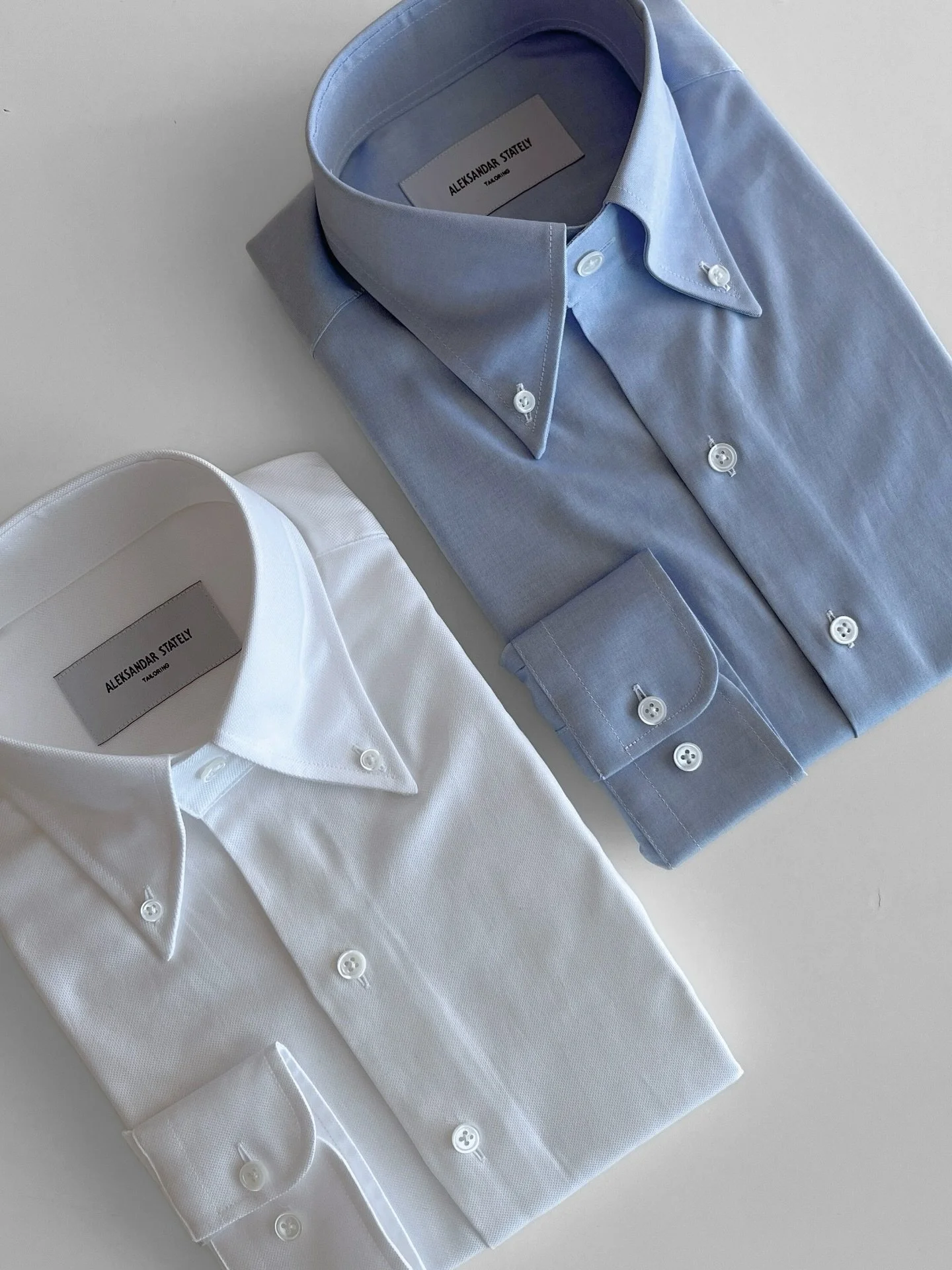 Made-to-measure shirting, meticulously crafted for an ideal fit.