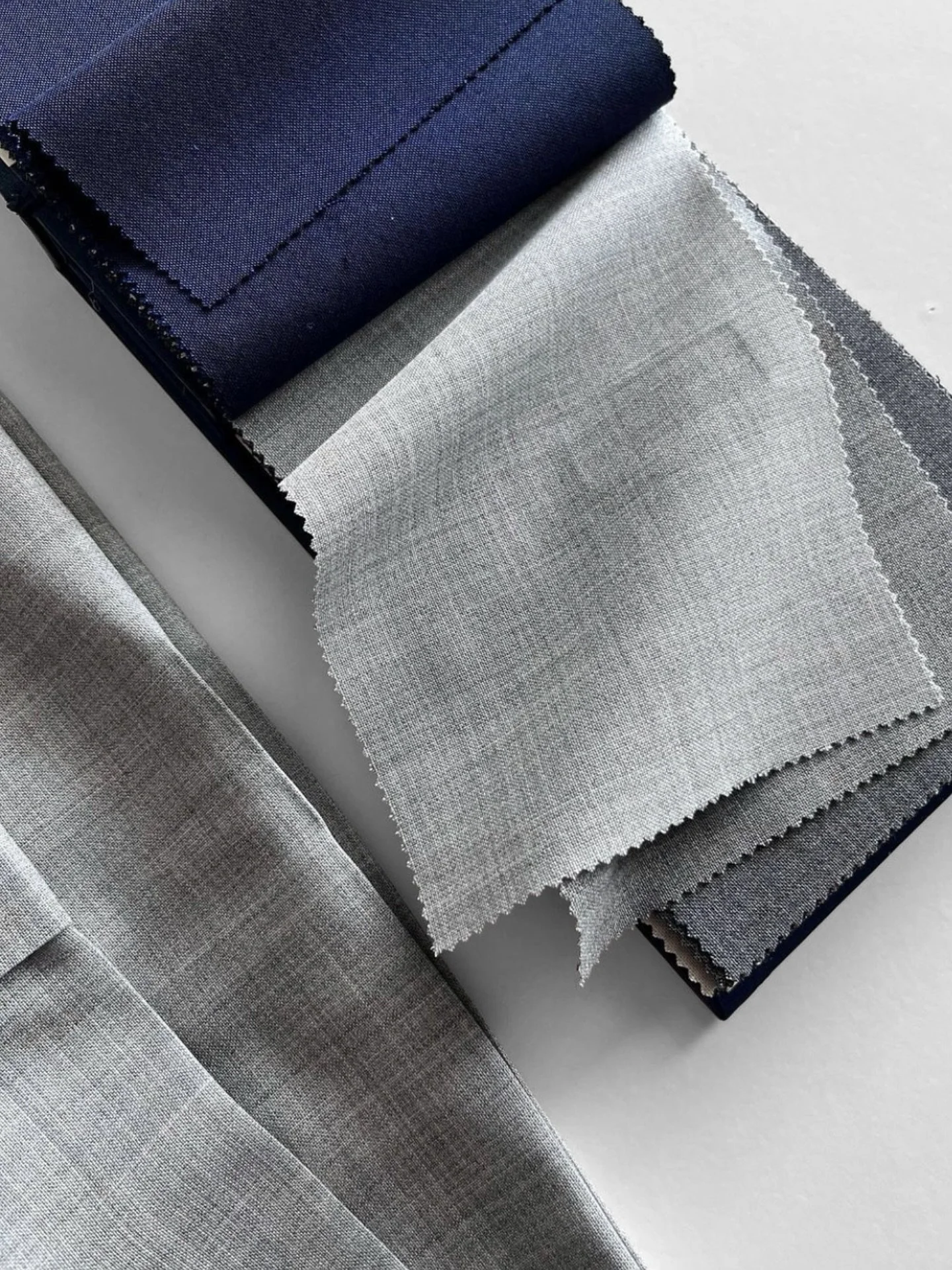 Made-to-measure in English-woven Fresco &mdash; the ultimate fabric for travel. Light to mid-weight, breathable, and wrinkle-resistant. Tailored suits, trousers, and jackets for life on the move.
