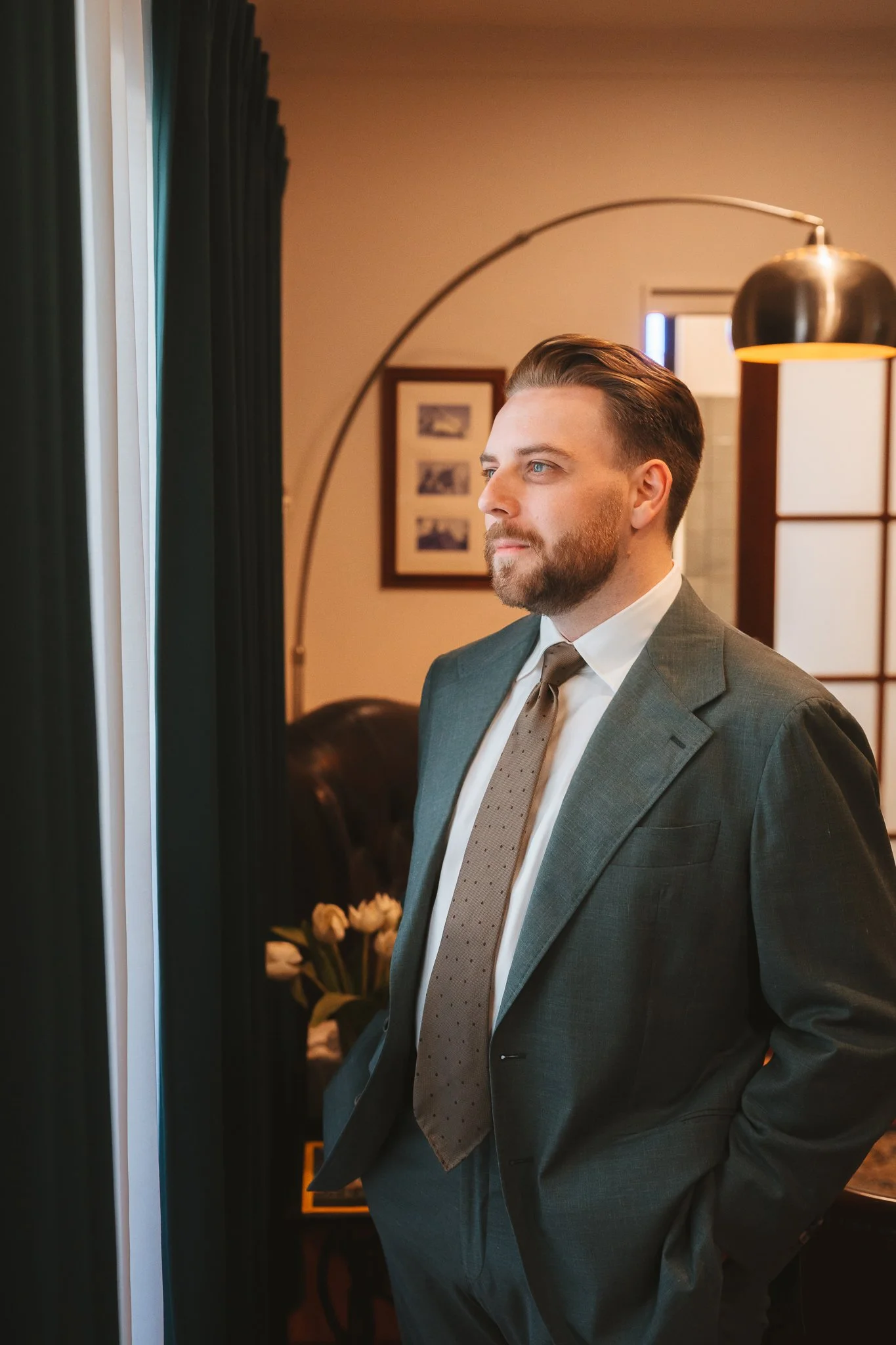 Aleksandar-Stately- Made-to-measure-Tailor-Made- Green Wedding Suit- Brisbane