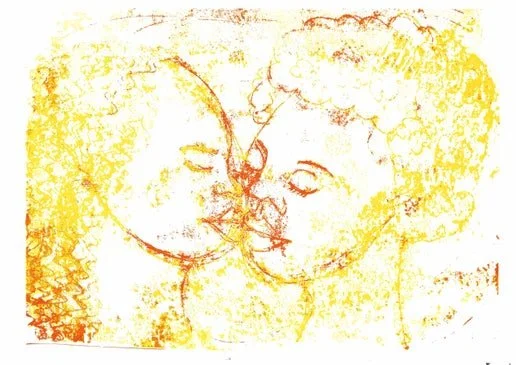 1 of 25 signed edition two colour hand-pulled screenprint (Natural Colorplan) by Sola Olulode of 'Things are heating up', 2023