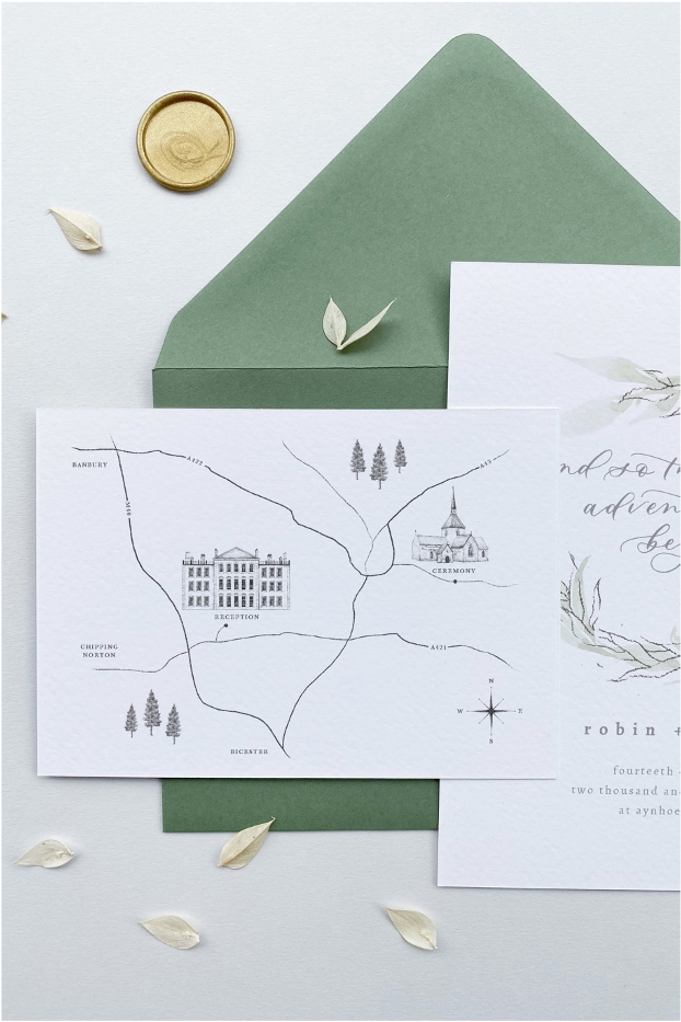 How many invitations do I need - What should a wedding map include - when should i set my rsvp deadline - wedding stationery planning UK