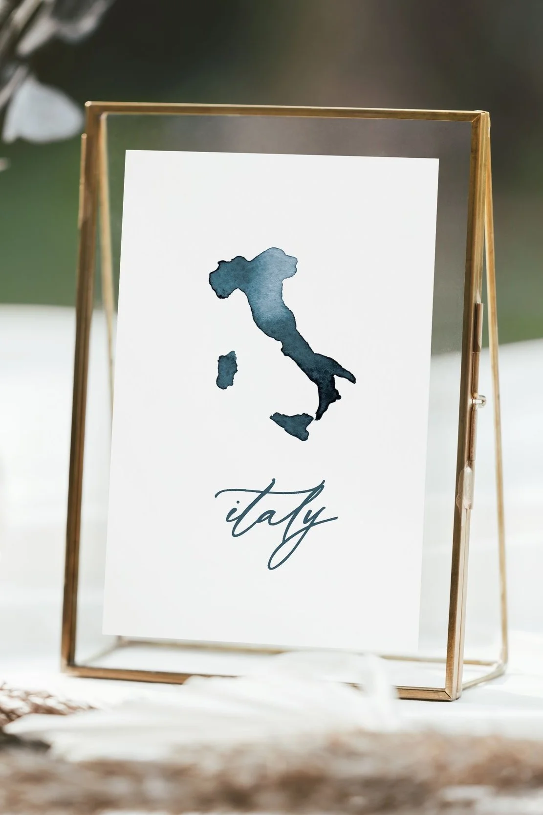 bespoke illustrated table plan + table names — Written By Emily