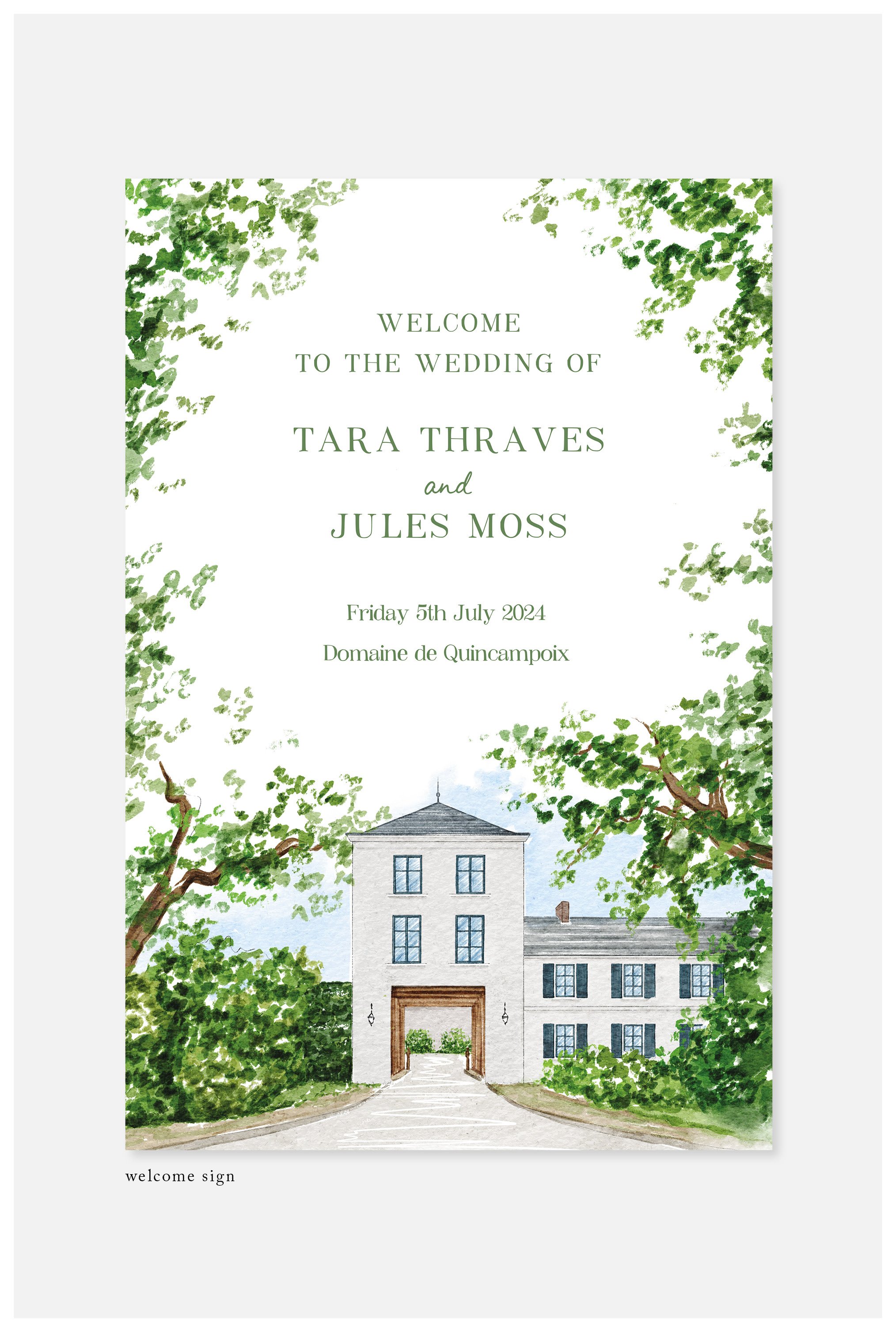 Colourful Watercolour Wedding Stationery with Crest and Venue3.jpg