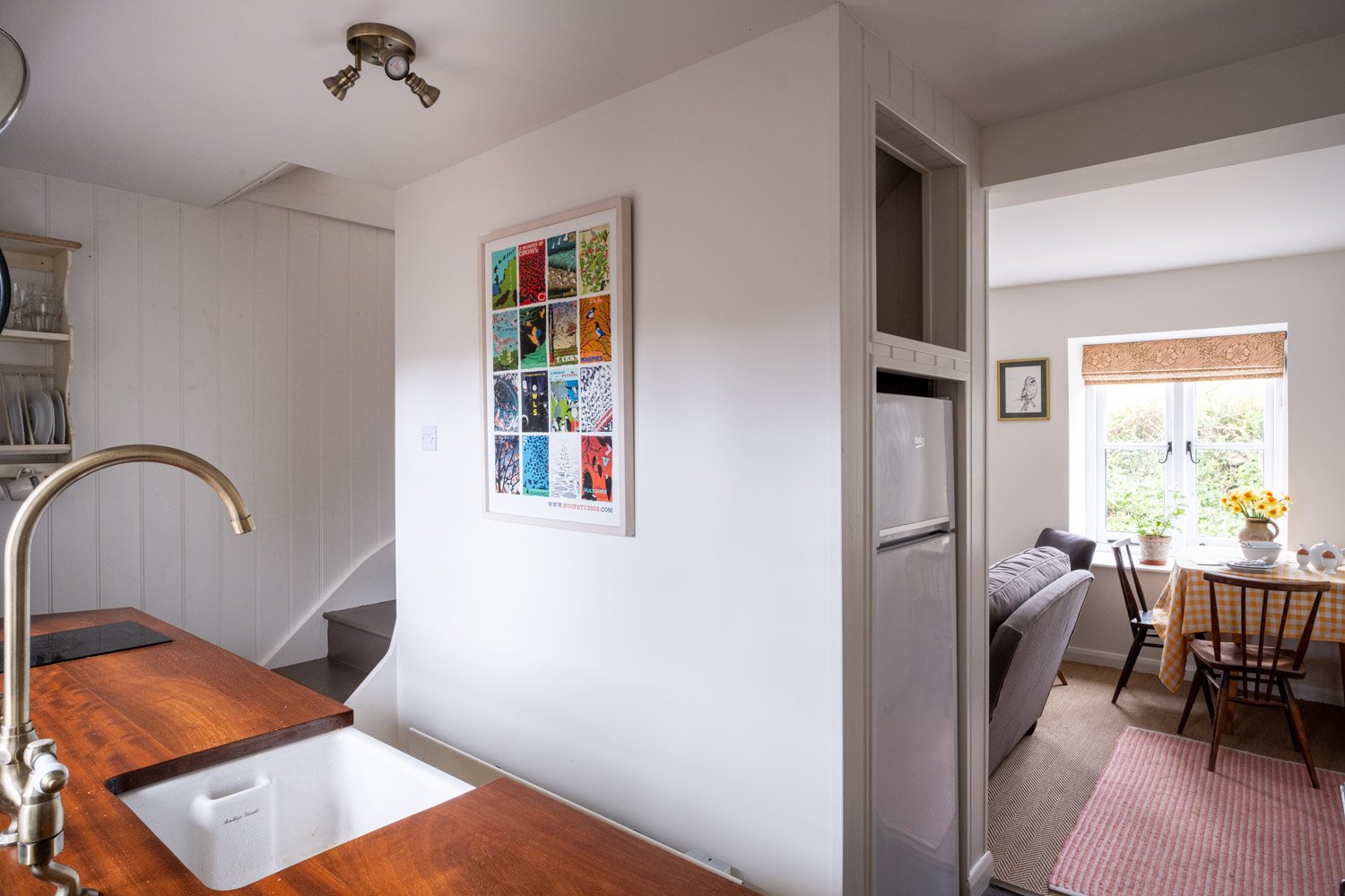 View through to the living/dining area