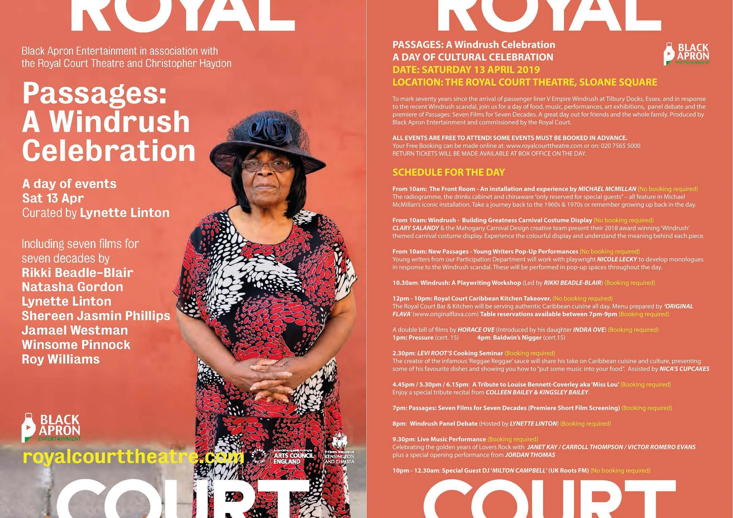 Passages-A Windrush Celebration (Flyer), Royal Court Theatre, London 13th April 2019.jpg