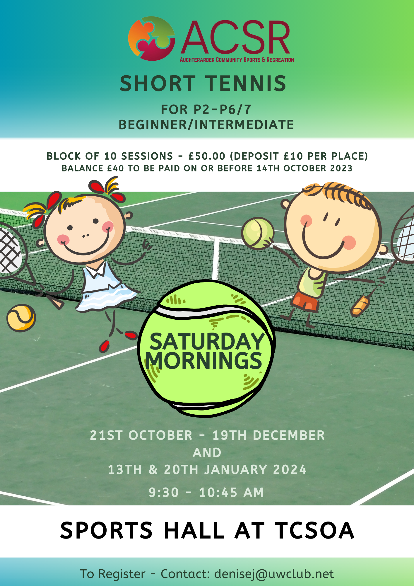 ACSR Short Tennis Programme (P2-P7)