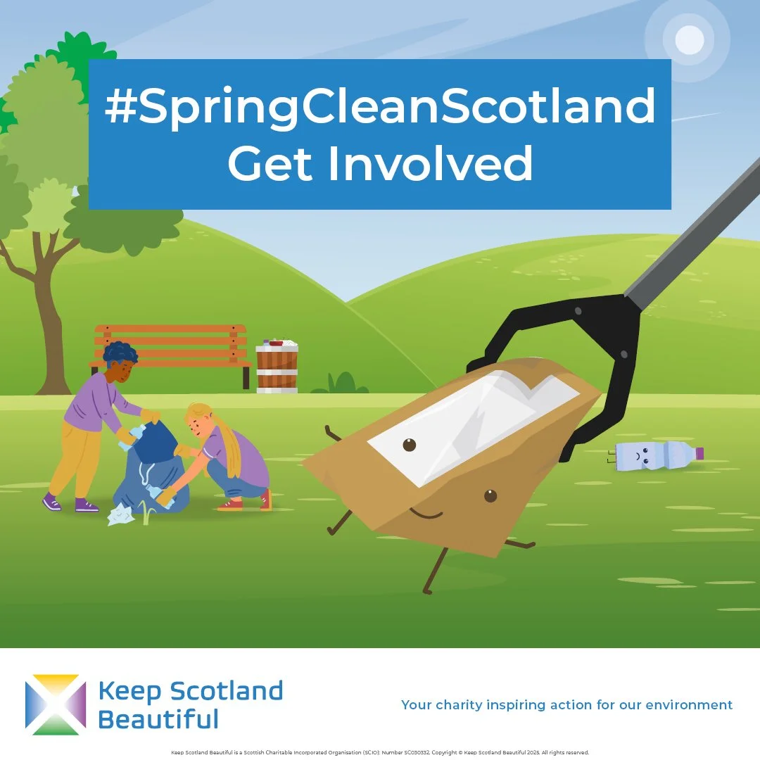 #SpringCleanScotland - Come and #BeActiveBeInvolved