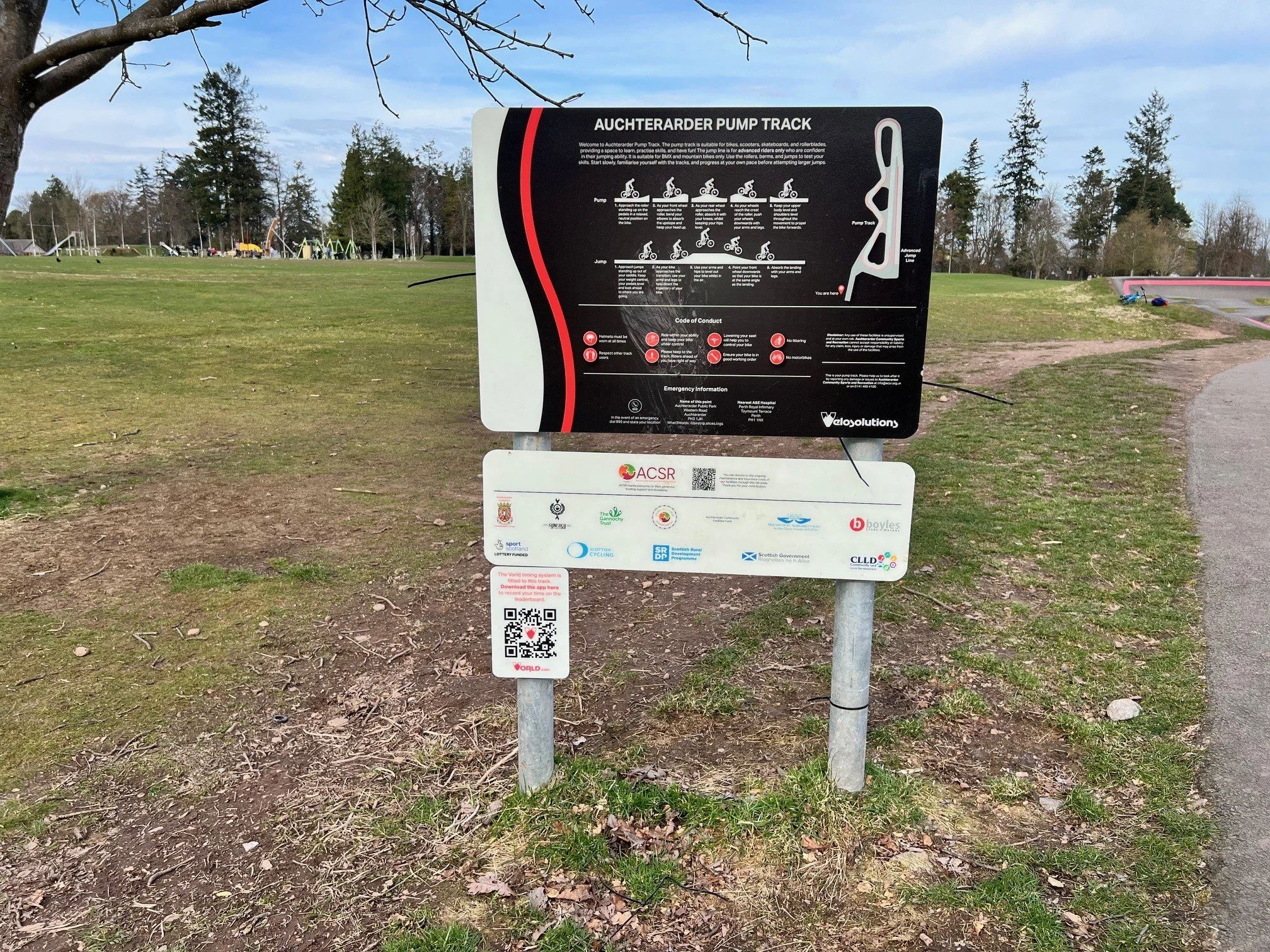 Vorld Technology Installed On ACSR's Pump Track