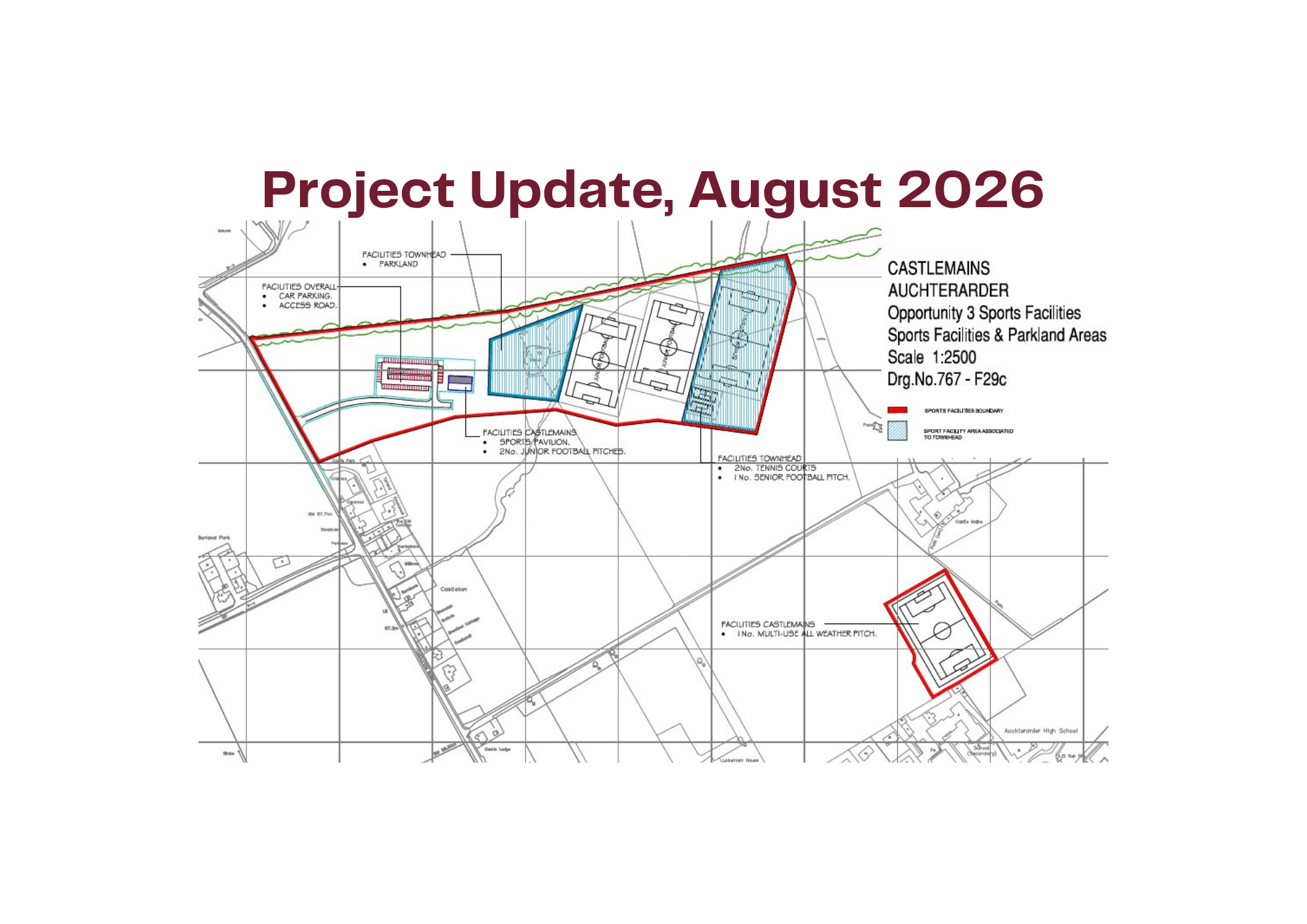 Castlemains Auchterarder, Sports Facilities - Project Update