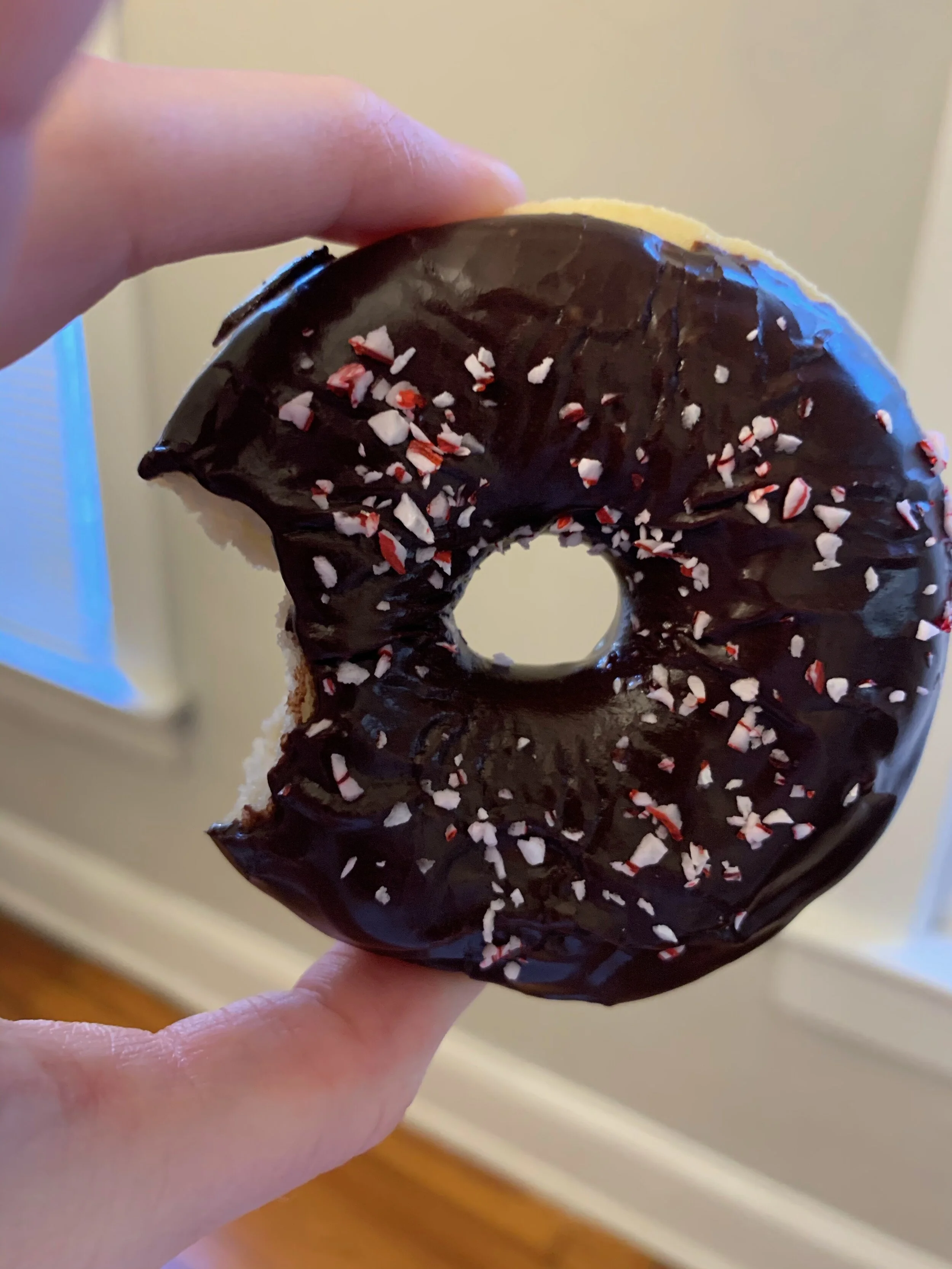 The Baked Peppermint Mocha Donut