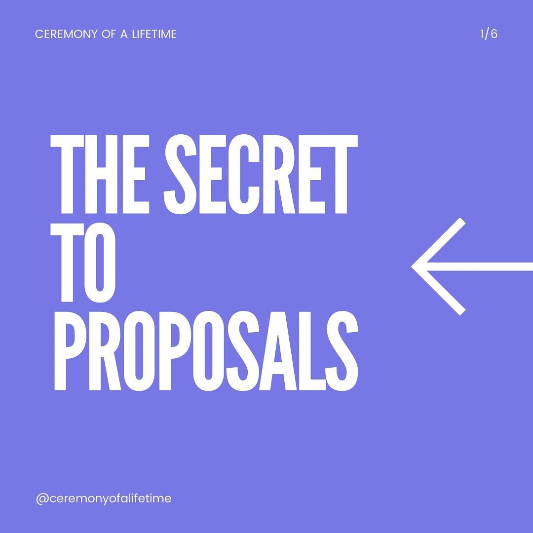 The Secret to Proposals, give it a try and let me know how it goes! #weddingofficiant #nycwedding #nywedding #ceremonyofalifetime