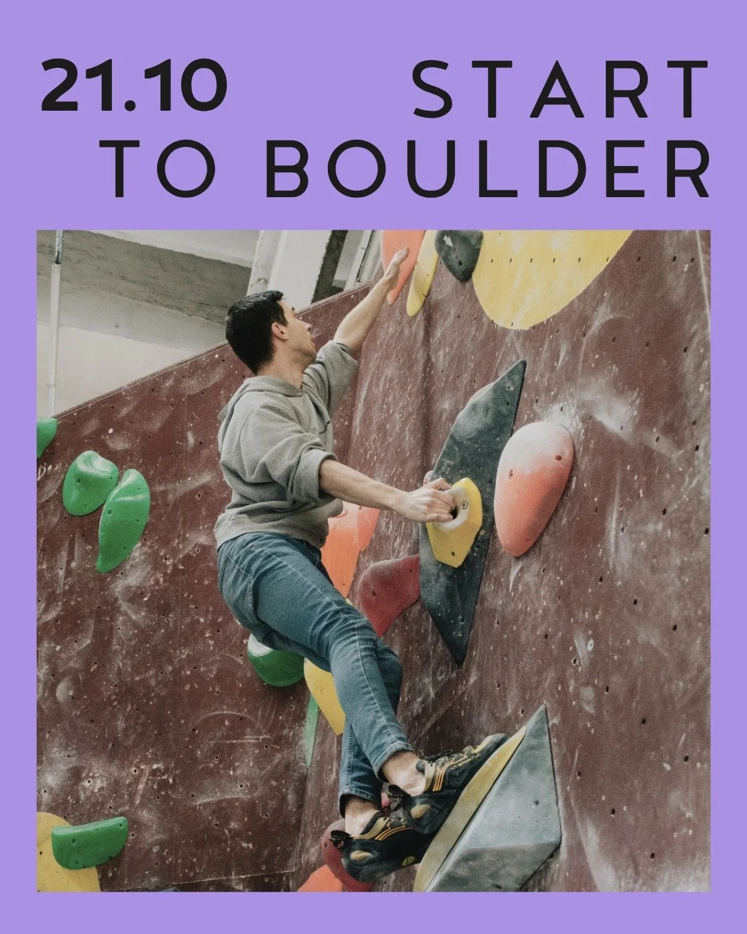 Nog maar enkele plaatsjes vrij voor onze Start To Boulder op 21 oktober, schrijf je nog snel in voor een van de drie tijdsloten op app.studentapp.be! 🧗

~~~~~~~~~~~~~~

Just a few spots remaining for our Start To Boulder on October 21st, register qu