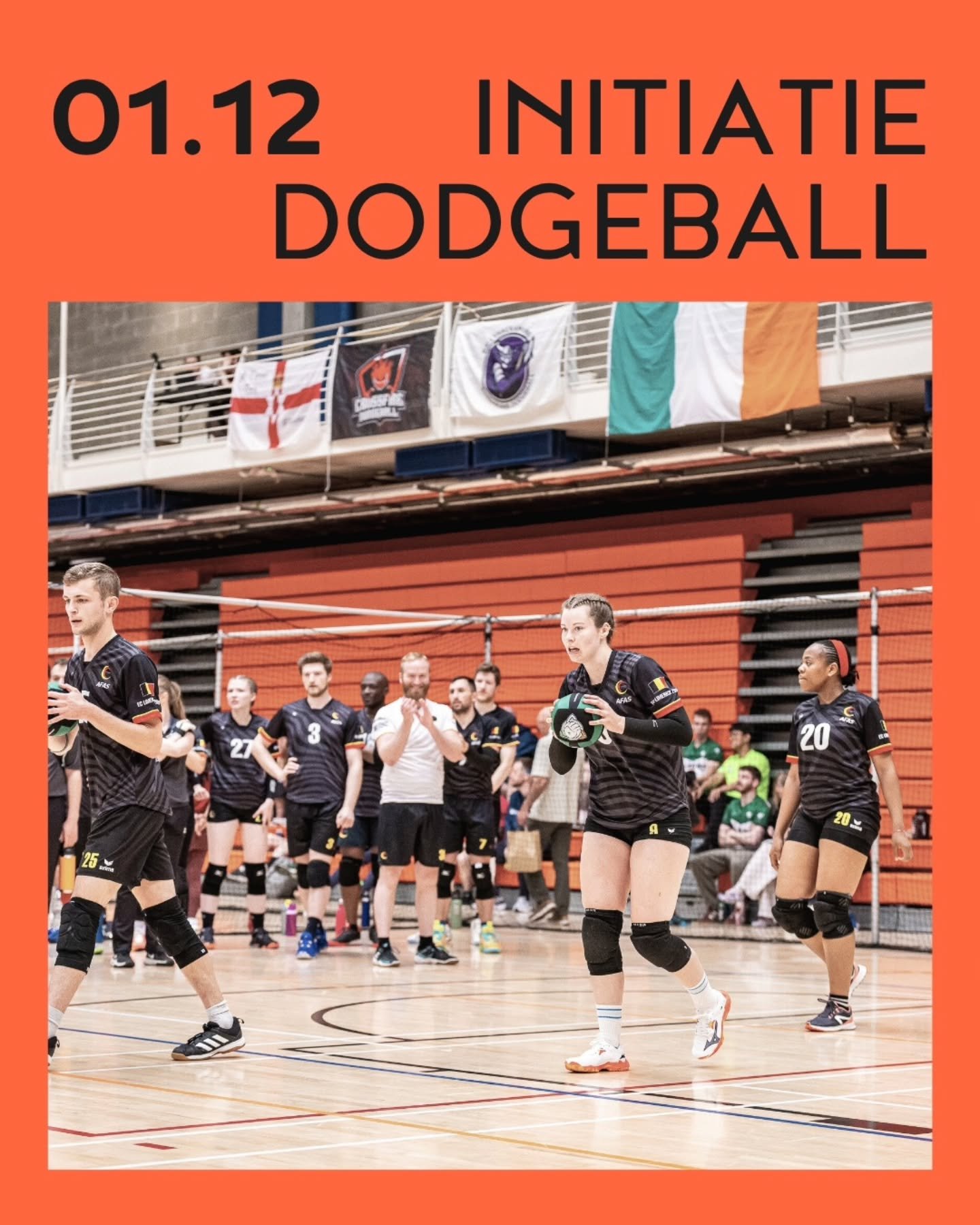 Binnenkort kan je tijdens onze Initiatie Dodgeball kennismaken met deze supertoffe en dynamische teamsport! 🏐
Meer info en inschrijven via Studentapp 🔗

~~~~~~~~~~~

Soon, you can get acquainted with this super fun and dynamic team sport during our