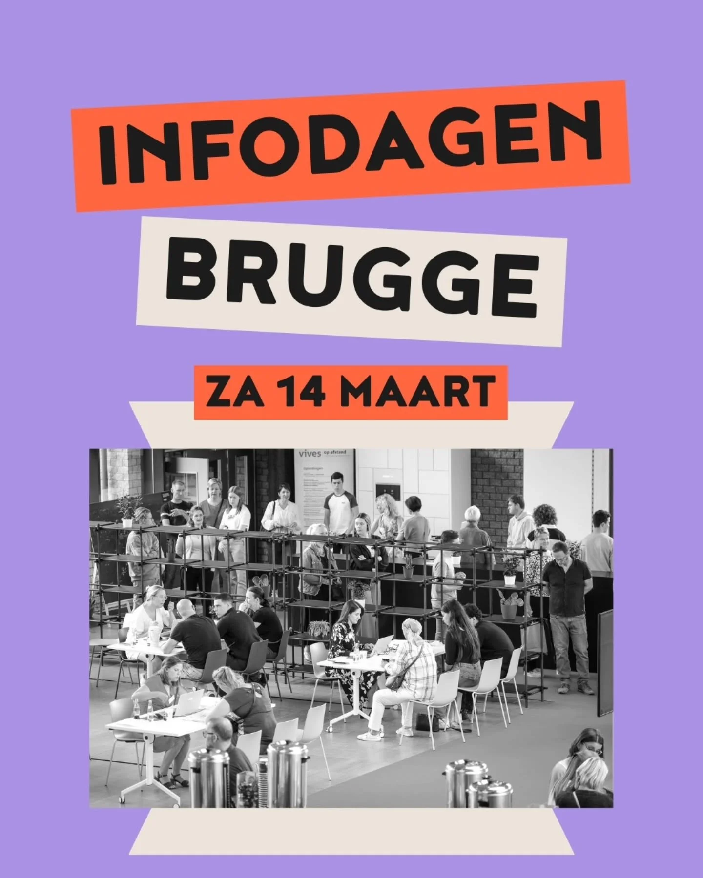 Beginnen met studeren, start met informeren! 💡
Of je nu aan je eerste studies begint, op zoek bent naar iets nieuws of je na &eacute;&eacute;n diploma nog steeds niet genoeg hebt van al dat blokken - ga deze zaterdag alvast eens een kijkje nemen op 