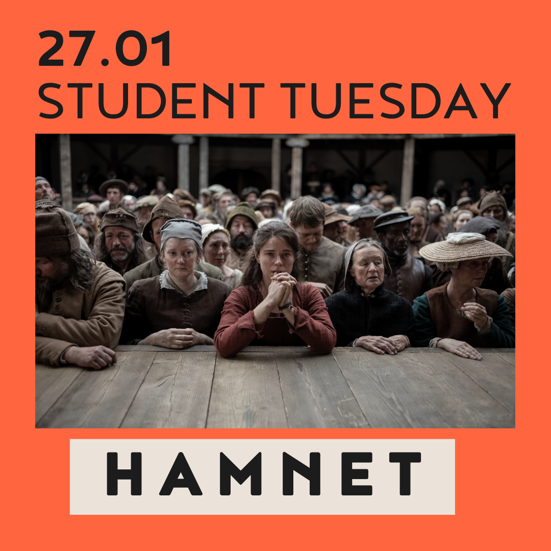 Student Tuesday op 27 januari met de film "HAMNET", klik hier voor meer info