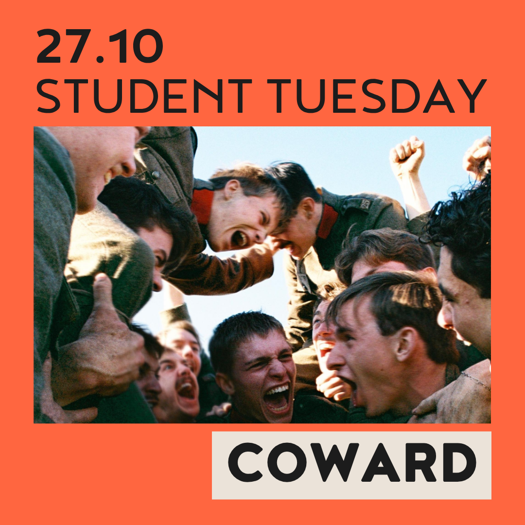 Student Tuesday op 27 oktober met de film "Coward"