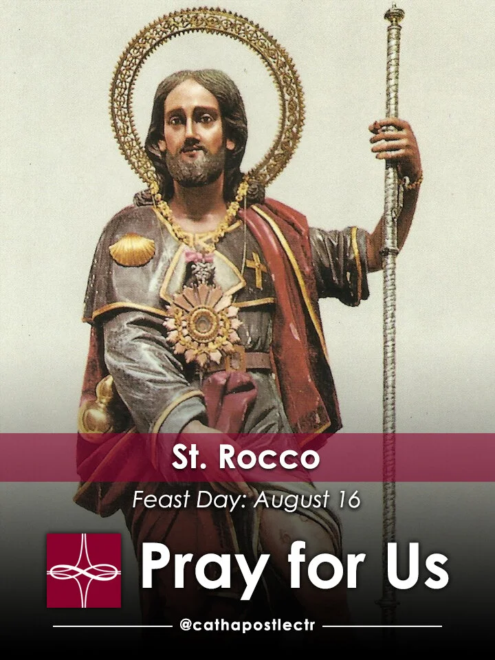St. Rocco — Catholic Apostolate Center Feast Days