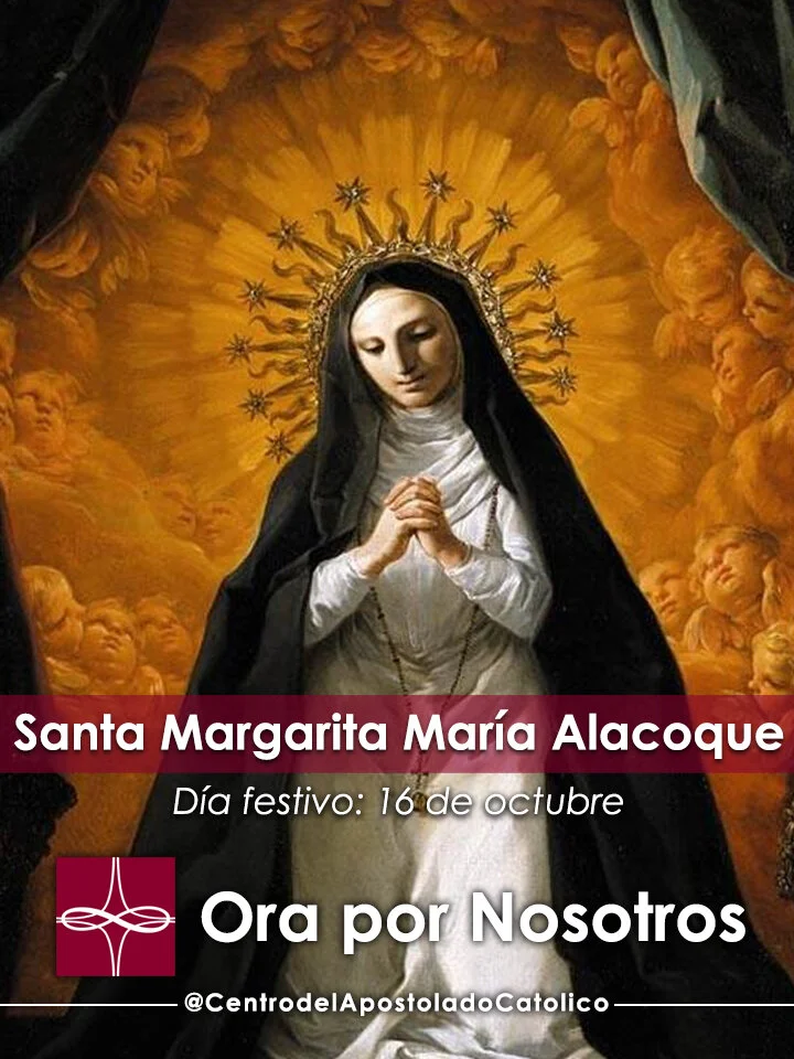 Santa Margarita María Alacoque — Catholic Apostolate Center Feast Days