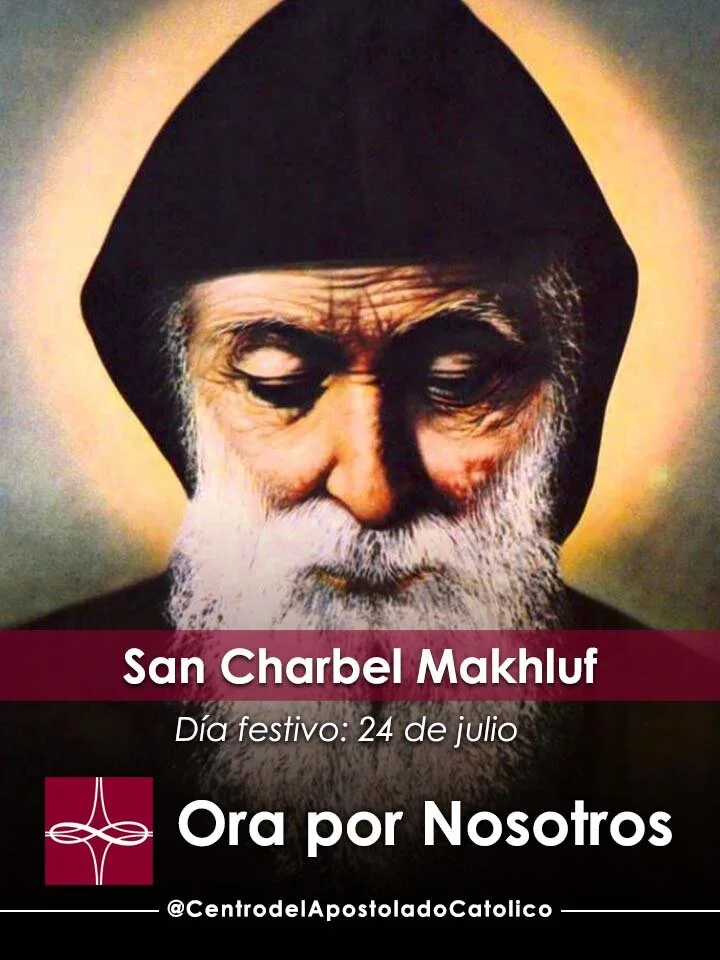 Statue Saint Charbel Makhluf Métal Cadeau CM 60 IN Résine Décoré Main Made Italy