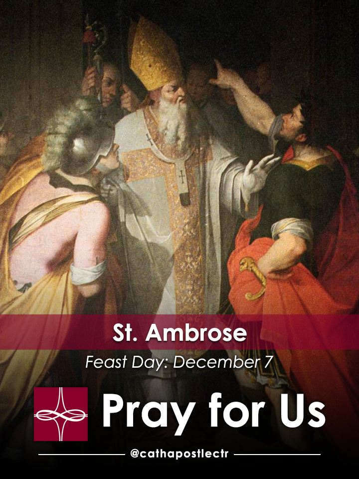 St. Ambrose — Catholic Apostolate Center Feast Days