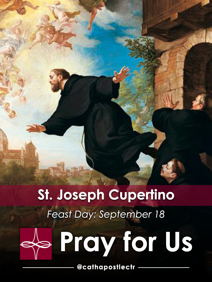 St. Joseph of Cupertino — Catholic Apostolate Center Feast Days