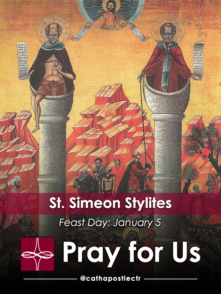 St. Simeon Stylites — Catholic Apostolate Center Feast Days