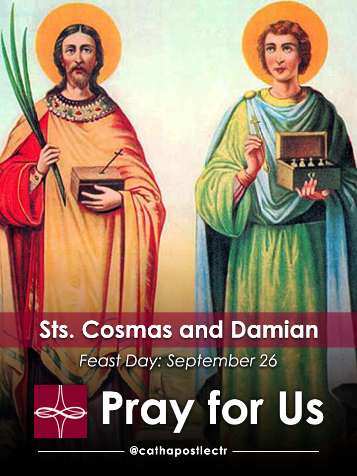 Sts. Cosmas and Damian — Catholic Apostolate Center Feast Days