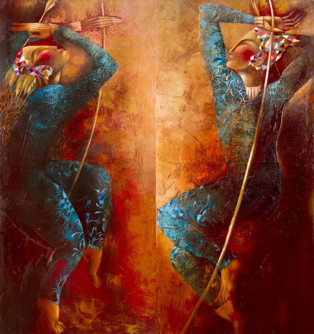 Hunters (Diptych)