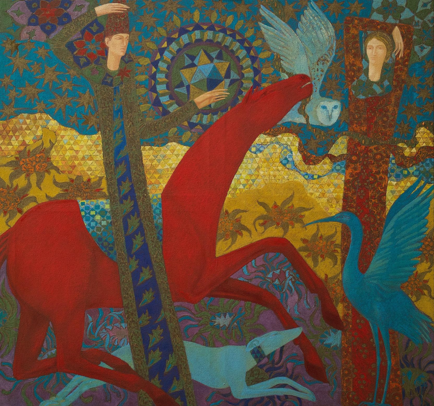 Encounter, 122 X 127 cm, Oil on Canvas, 2025