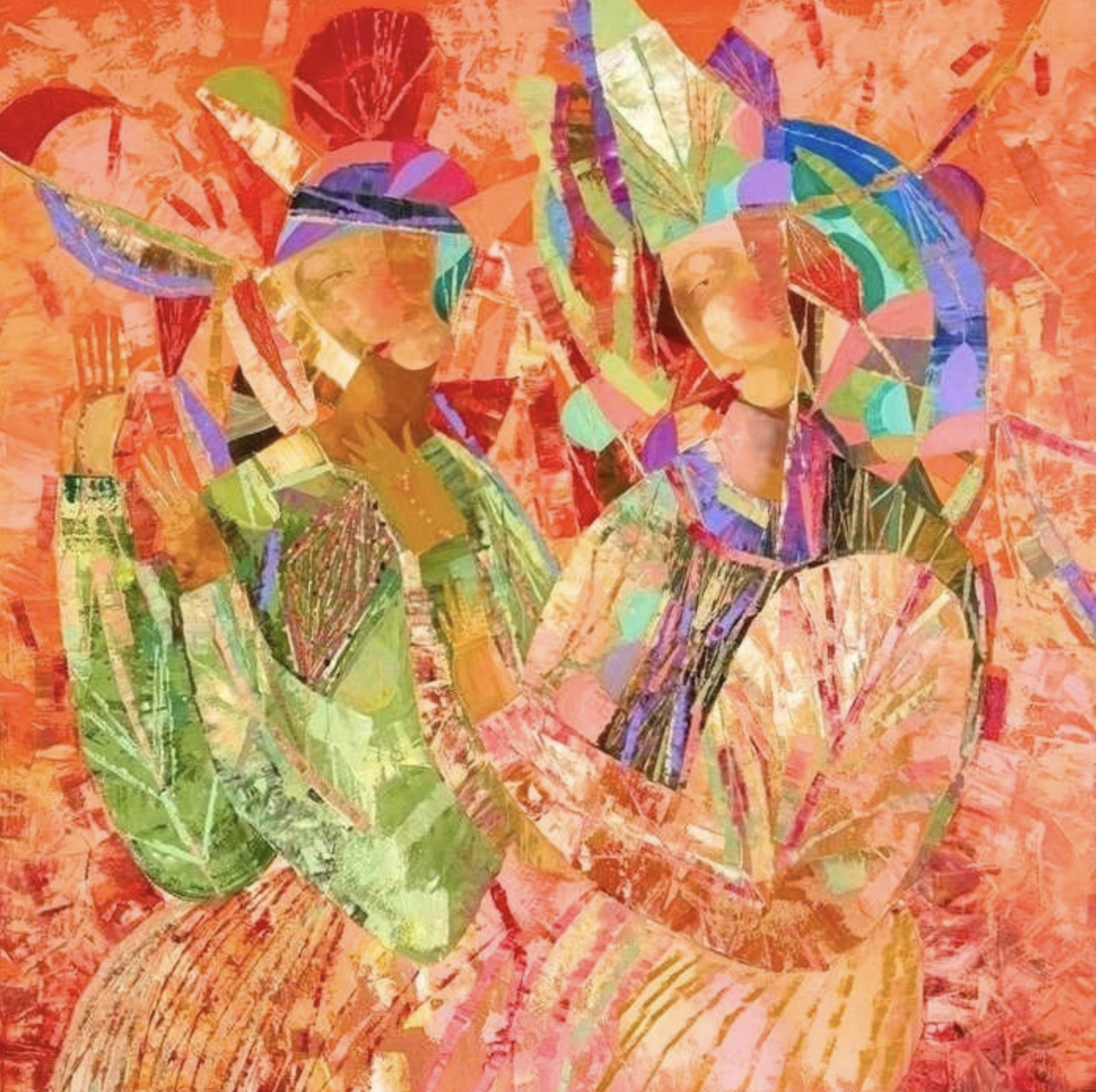 Dance, 130 х 130 сm, Oil on canvas, 2026