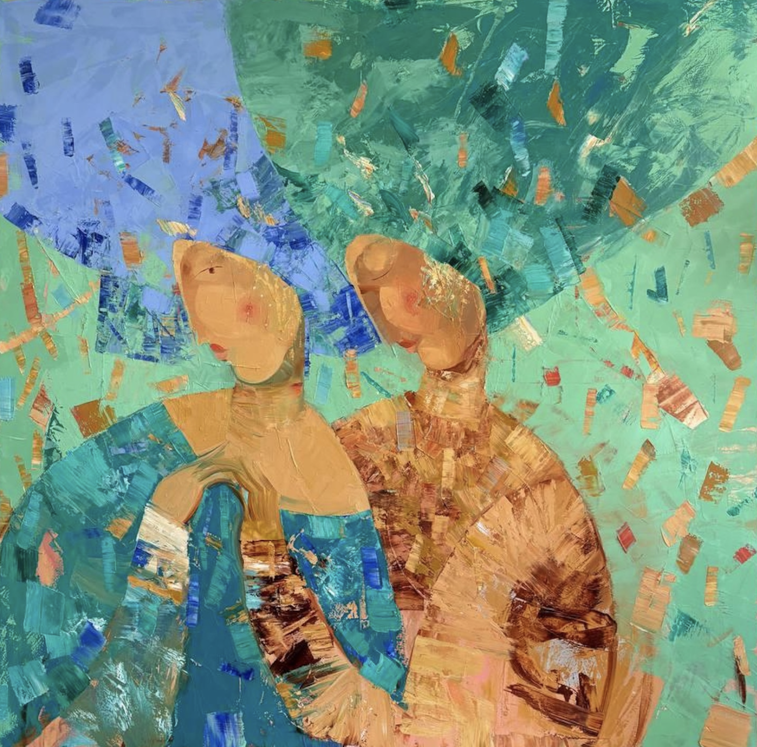 Untitled, 130 х 130 сm, Oil on canvas, 2026