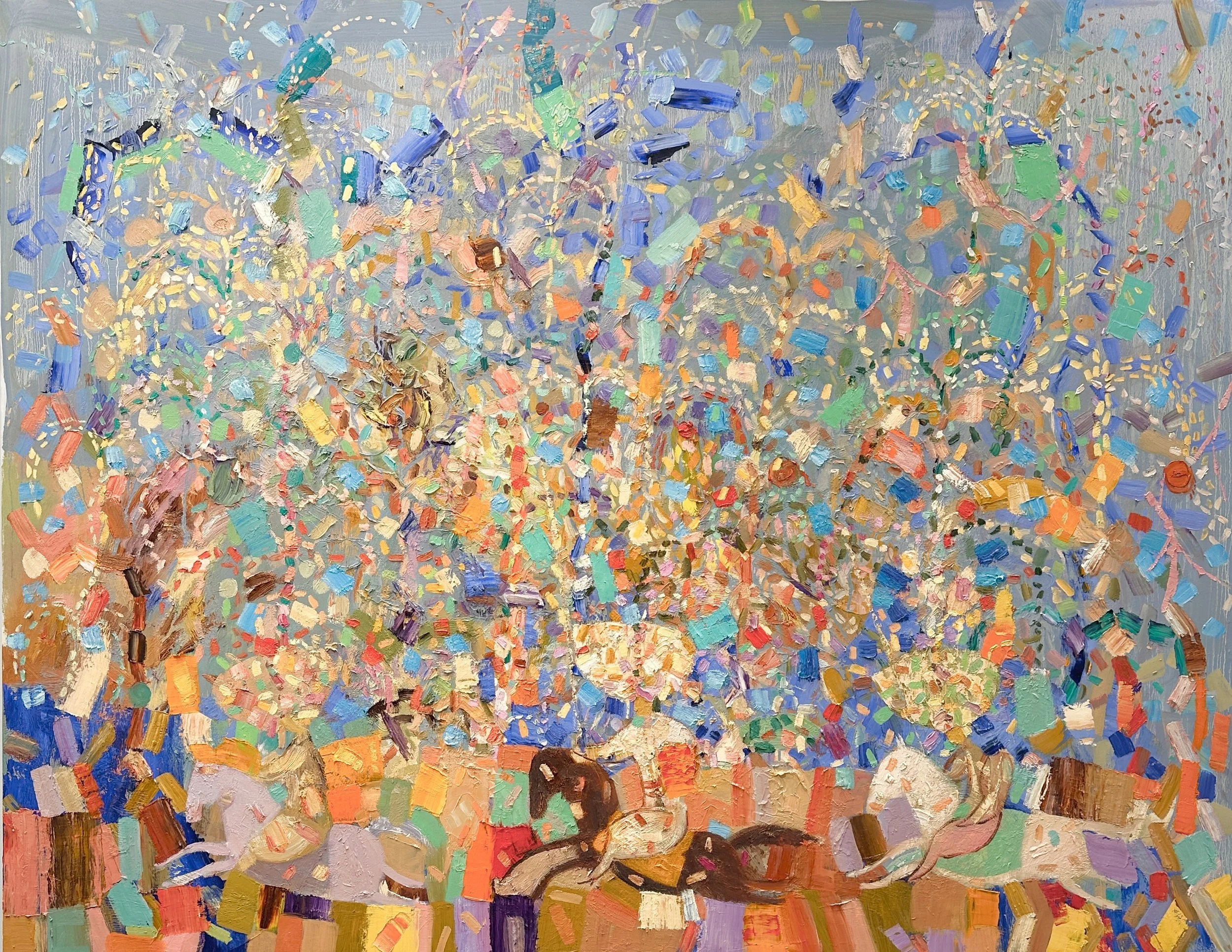 The Hunt, 140 x 180 cm, Oil on Canvas, 2026