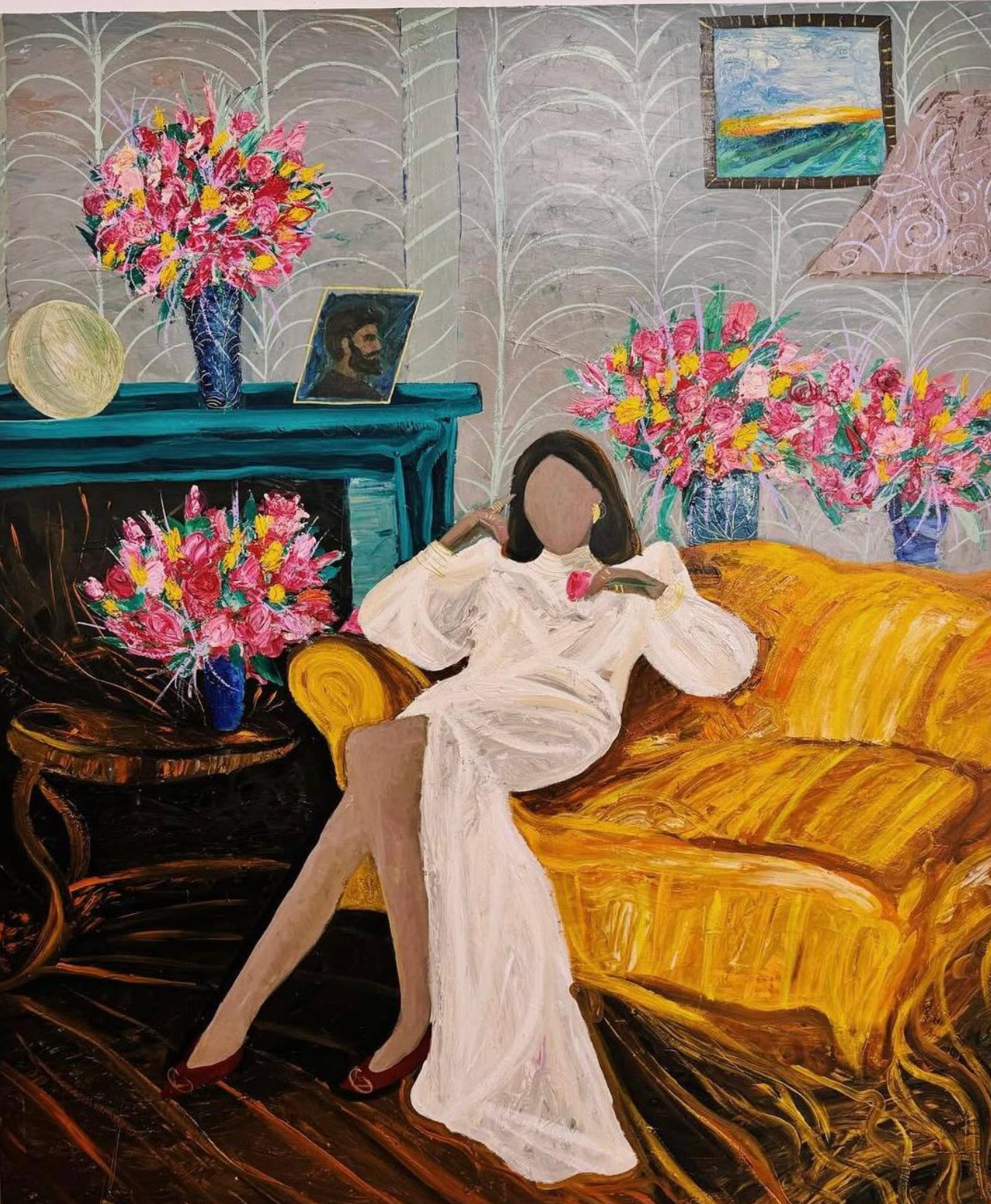 Bride, 180 x 140 cm, Oil / Acrylic on canvas
