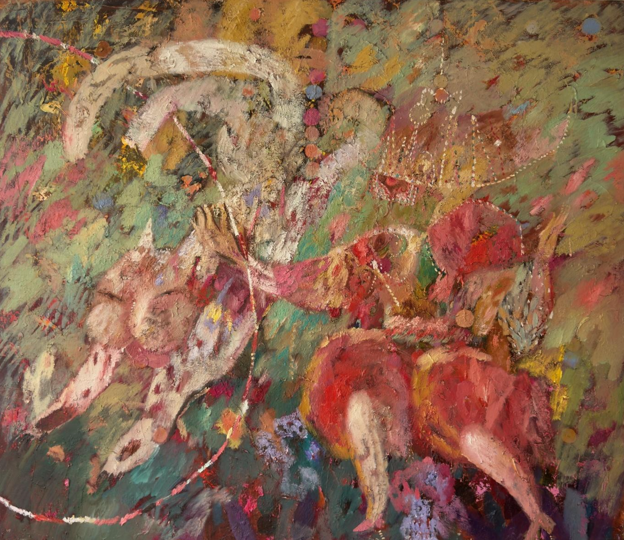 Etude with Leopard
150 x 130 cm
Oil on canvas
2025