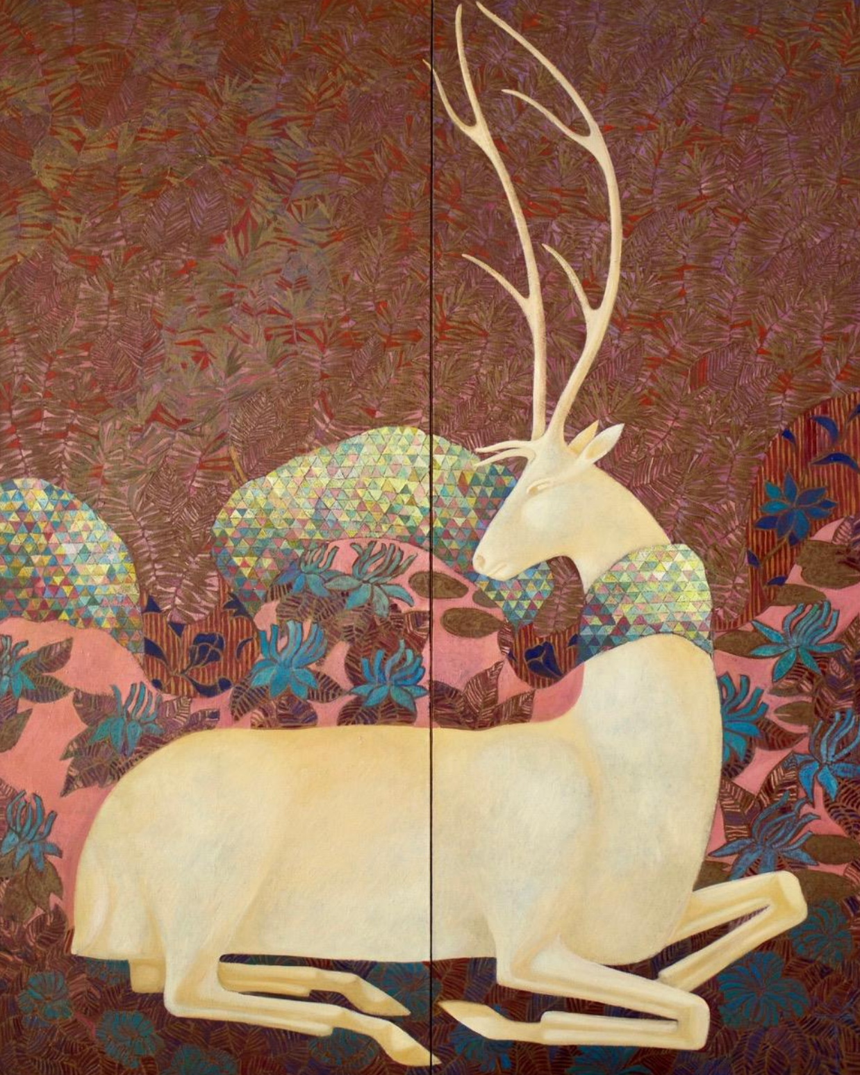 Evanescence (Diptych) , 122 X 152 cm, Oil on Canvas, 2025