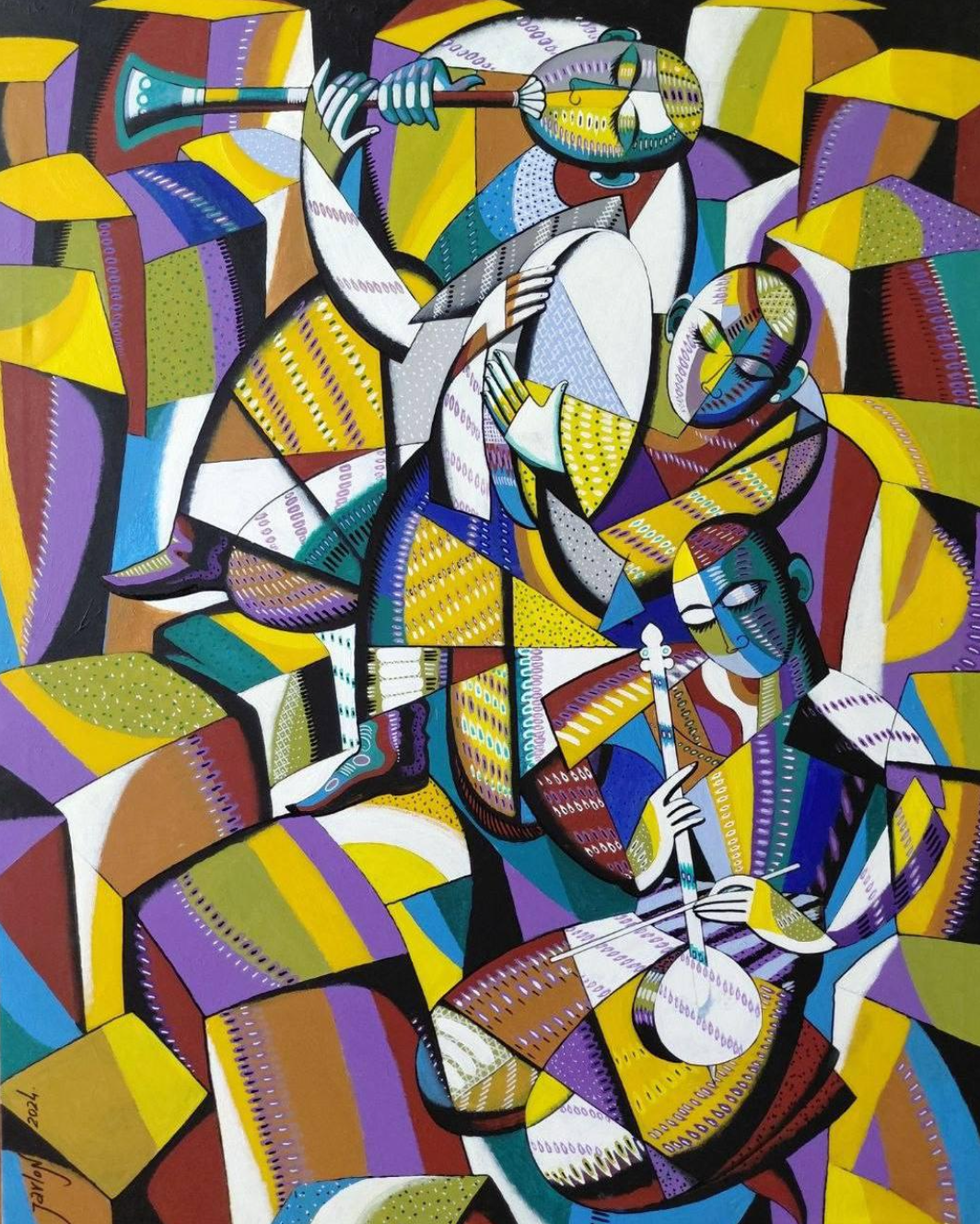 Trio
138 x 110 cm
Canvas | Oil | Acrylic
2024