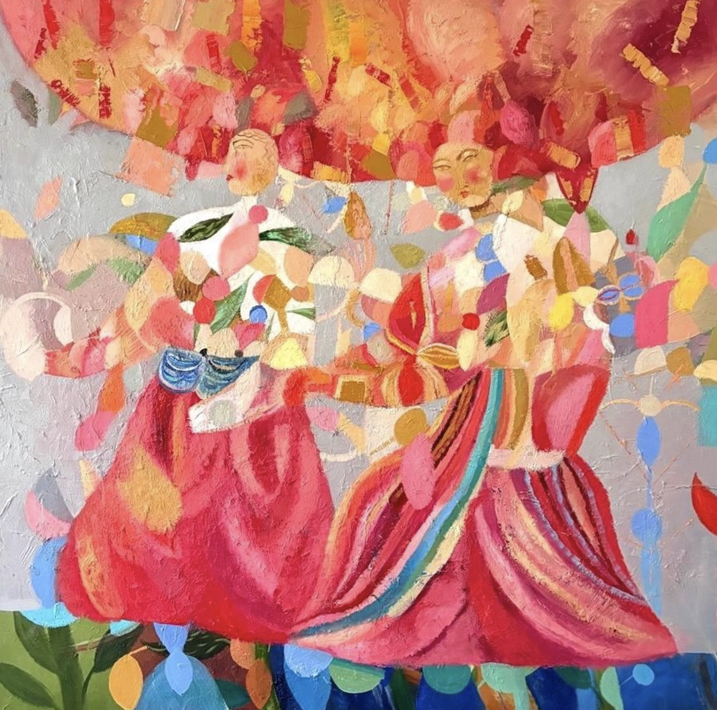 Dance, 130 х 130 сm, Oil on canvas, 2026