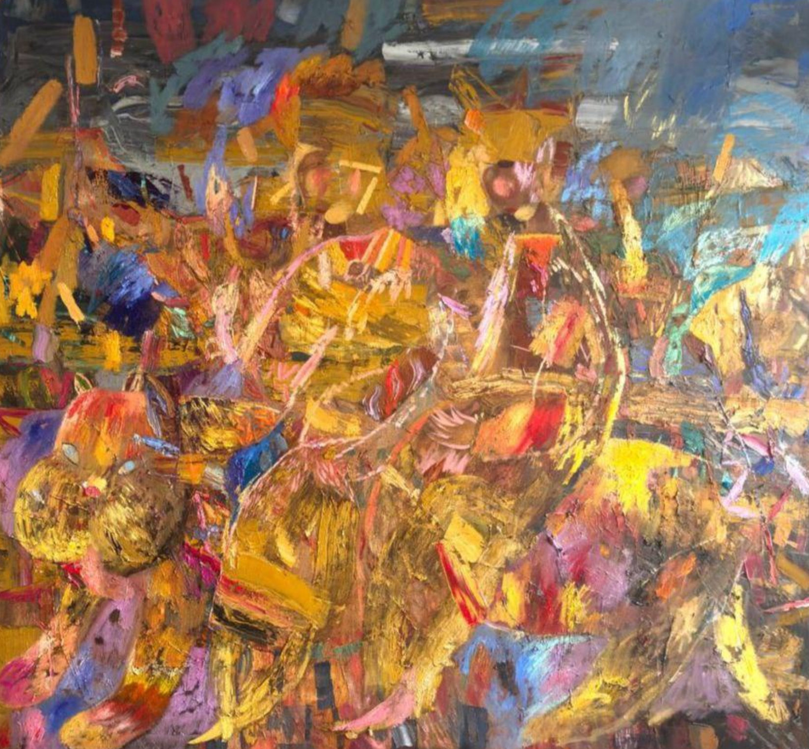 Hunting
140 x 150 cm
Oil on canvas
2026