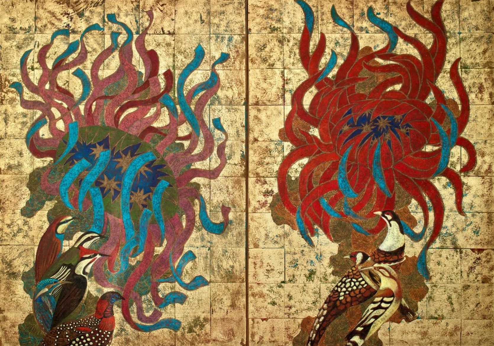 Autumn, diptych, 140 X 200 cm, Oil on Canvas, 2025