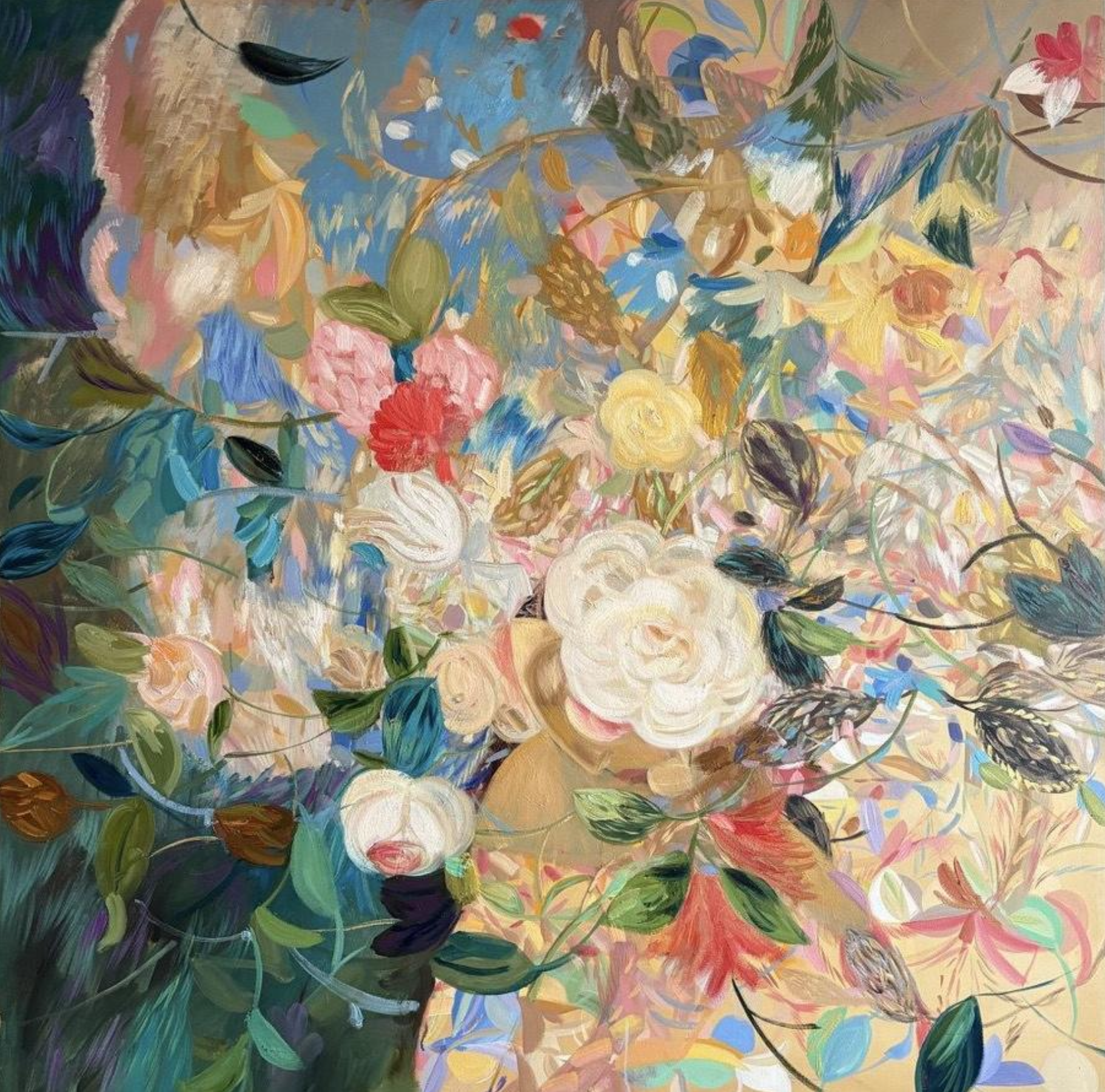 Evening garden
130 х 130 сm
Oil on canvas
2026