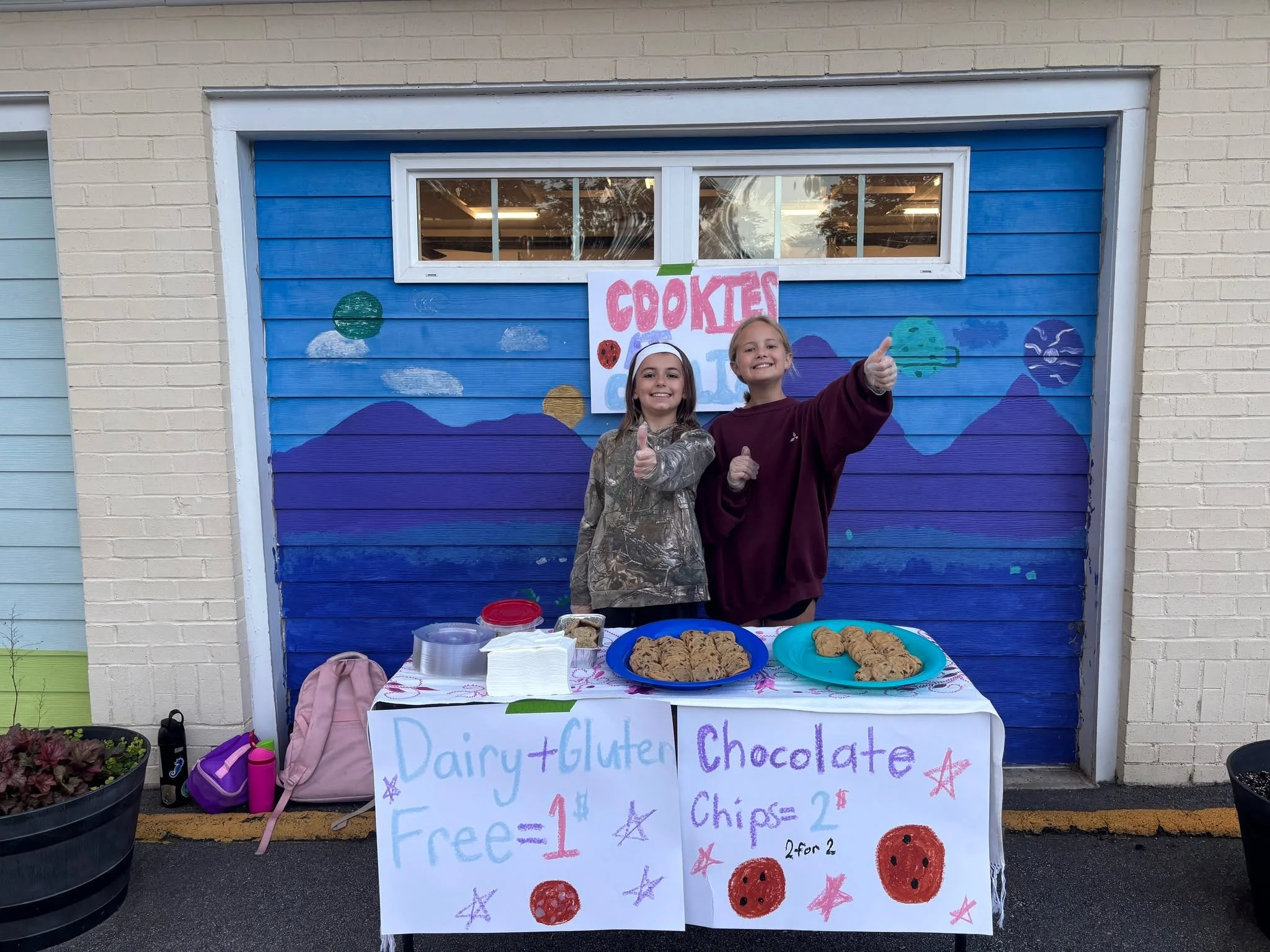 National Dessert Day calls for a shoutout to Virginia and Charlotte! 🍪

They put together this cookie sale all on their own a couple of weeks ago to raise money for the school! We&rsquo;re proud of the work they put into making it happen. Thank you 