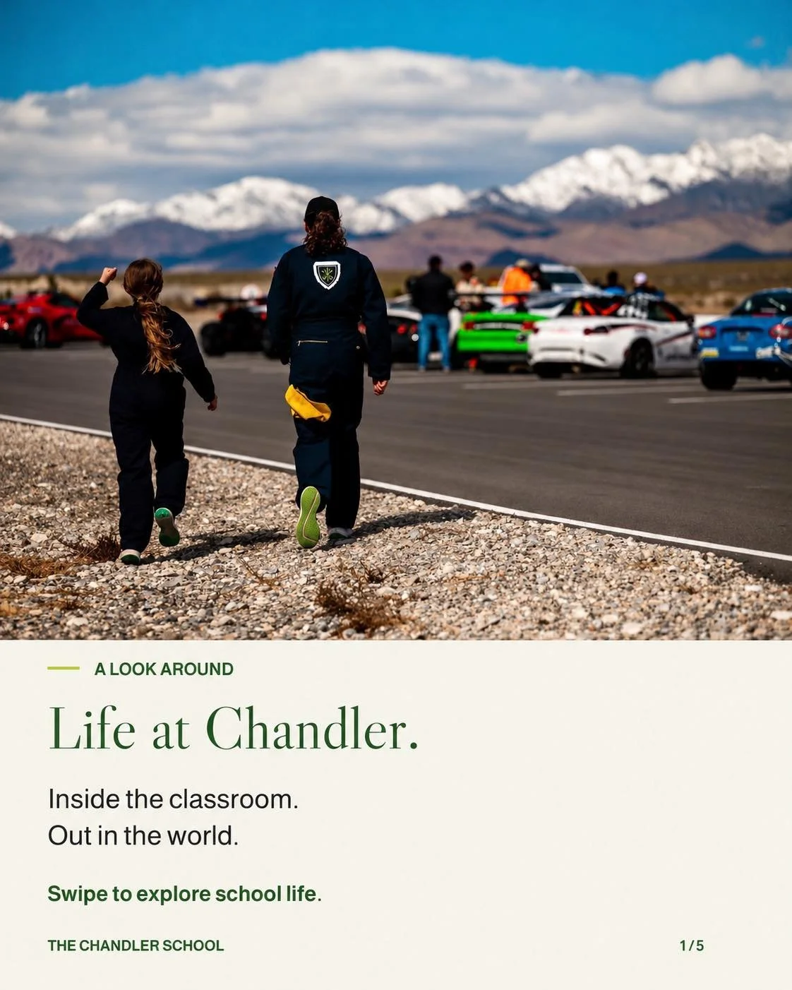 Some days, learning means reading together or working through a classroom project. Other days, it means exploring a trail, spending time at the lake, or working with cars through our ACE program.

These photos give you a little look at life at Chandl