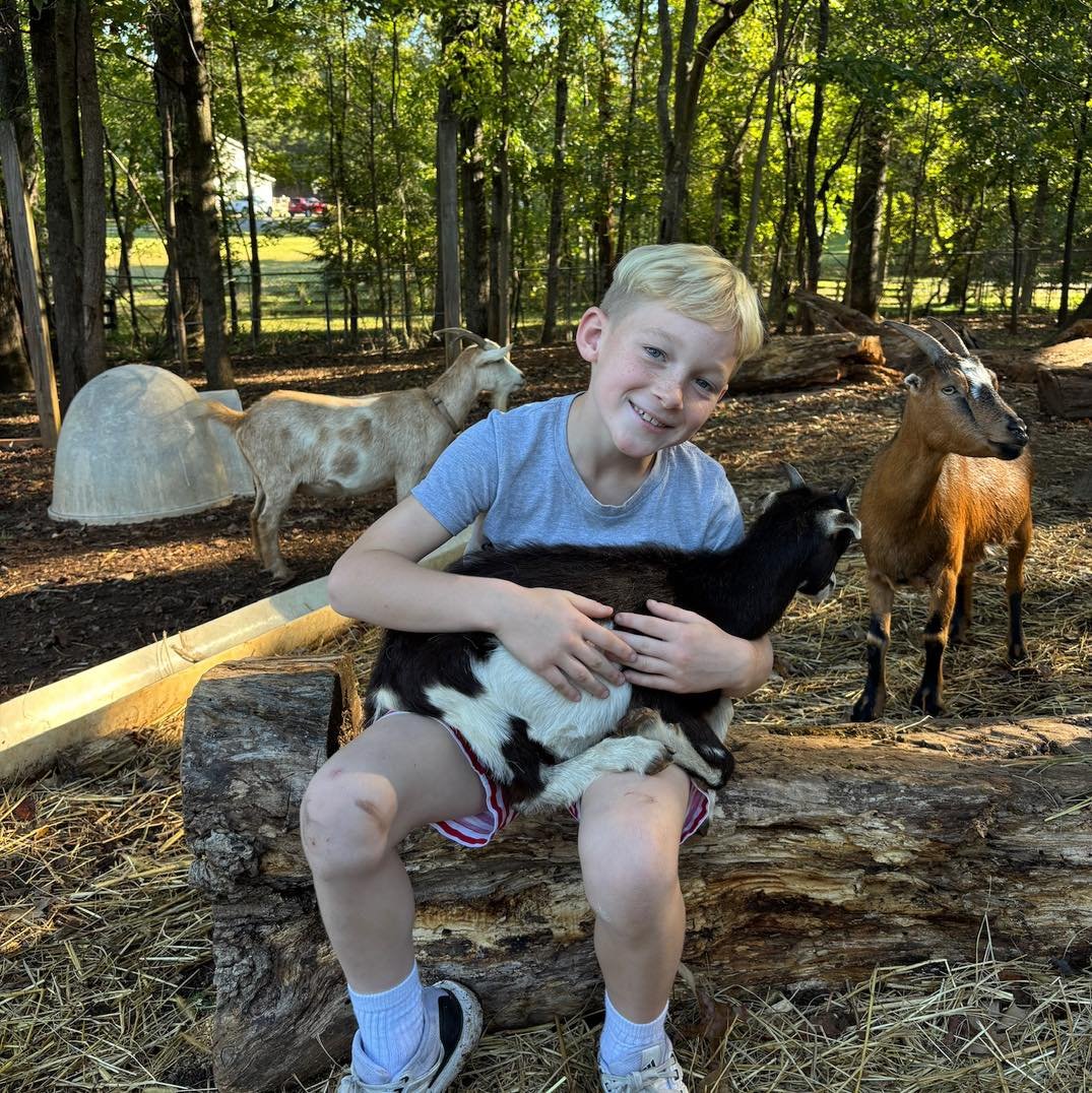 🌿🐐 A Day on the Farm! 🐓

Last week our A, T, and E group students took learning outside the classroom with a field trip to Shipshape Farm!

From cuddling goats and bunnies to feeding chickens and exploring the garden, our students had plenty of op