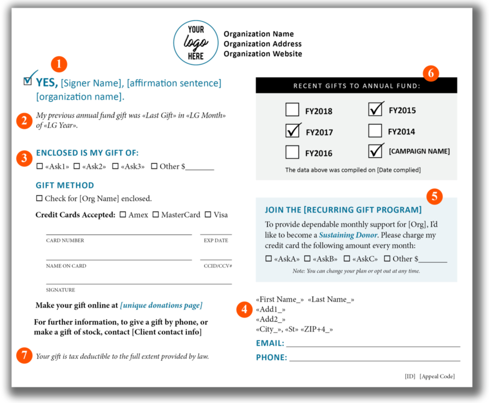 Design a Donor-centric Reply Card That Works  Five Maples Pertaining To Free Pledge Card Template