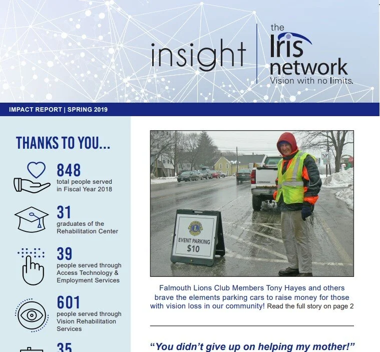 The Iris Network - Spring 2019 Impact Report