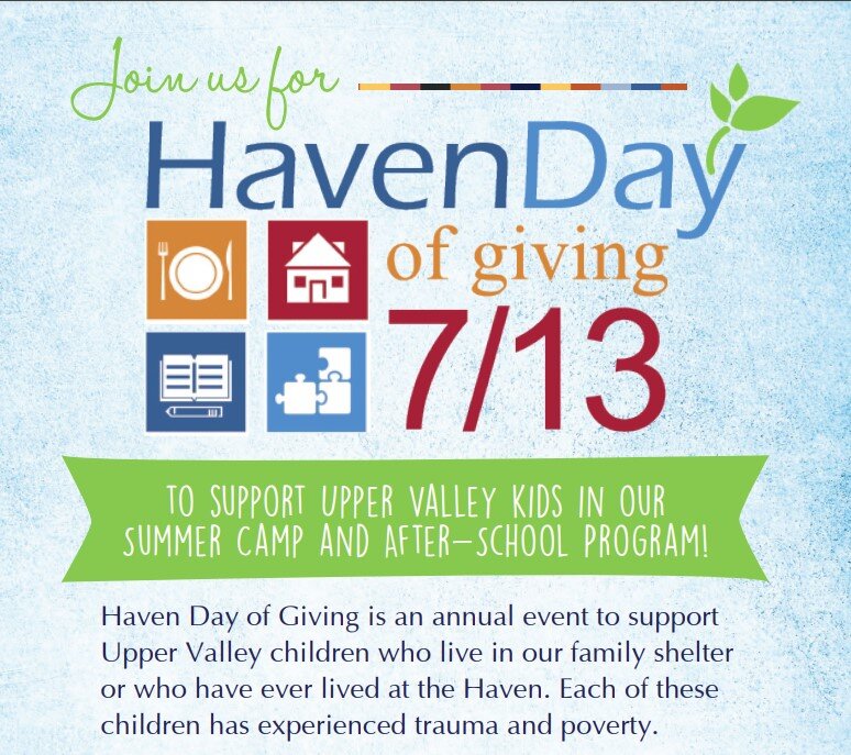 Upper Valley Haven - Days of Giving