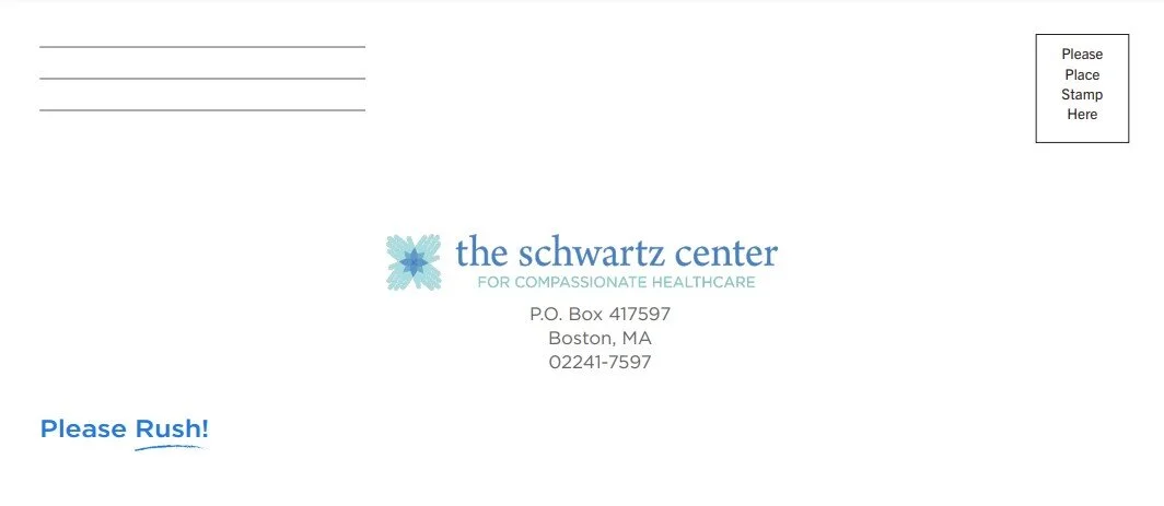 The Schwartz Center for Compassionate Healthcare - Reply Envelope