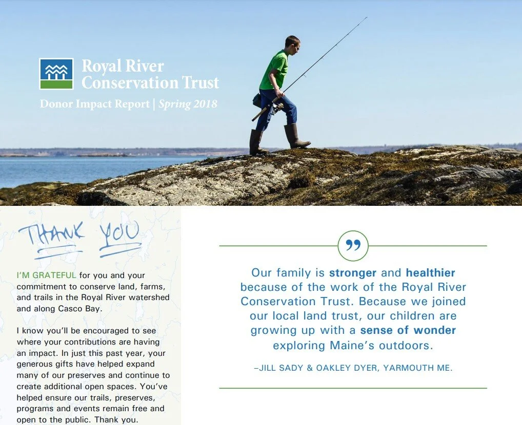 Royal River Conservation Trust - Donor Impact Report