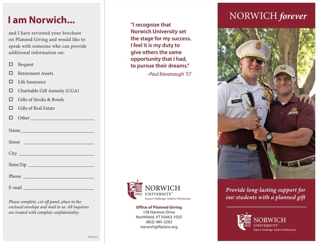 Norwich University - Endowment &amp; Planned Giving Communications