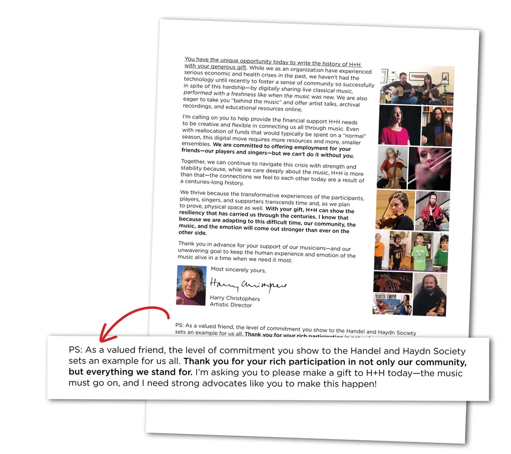 Having a good nonprofit fundraising letter ps | five maples